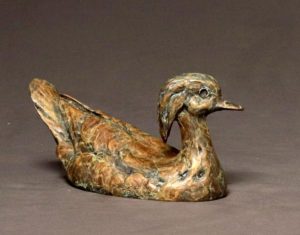 “Woodrow” - Bronze Wooduck 4” H x 7.5” W x 3.5” D Ed 35